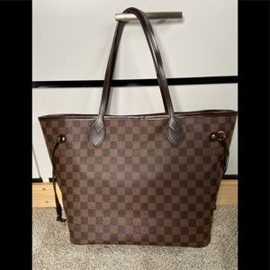 Louis Vuitton Neverful MM Rose Ballerine